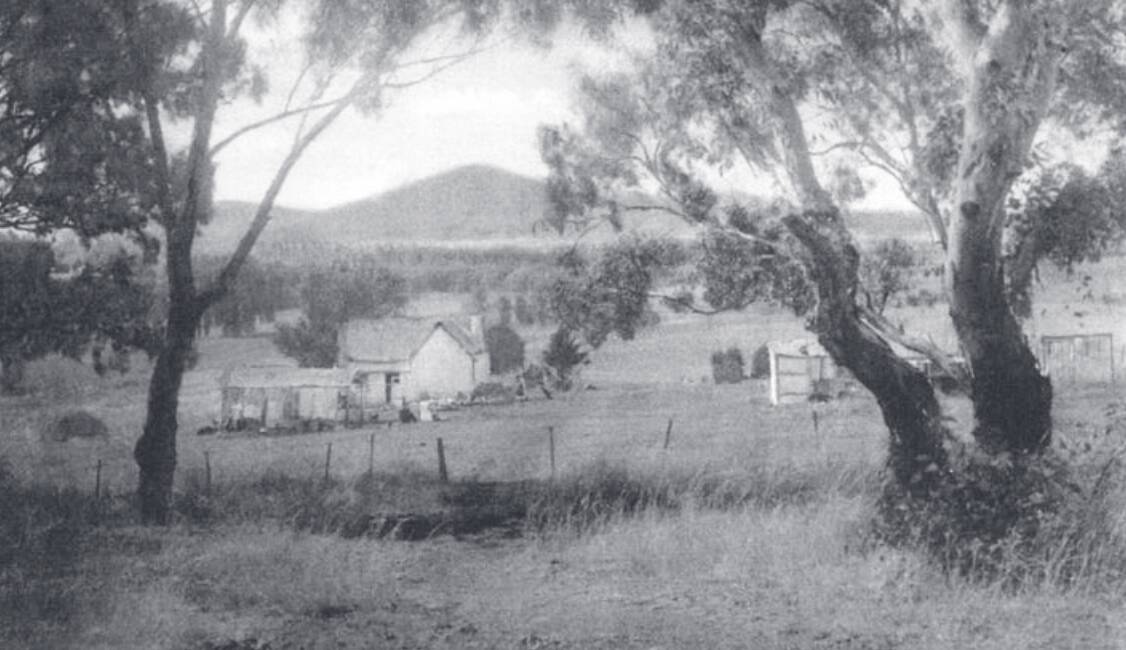 Briar Farm in the 1930s. It is now the site for the Canberra Southern Cross Yacht Club. Picture supplied 