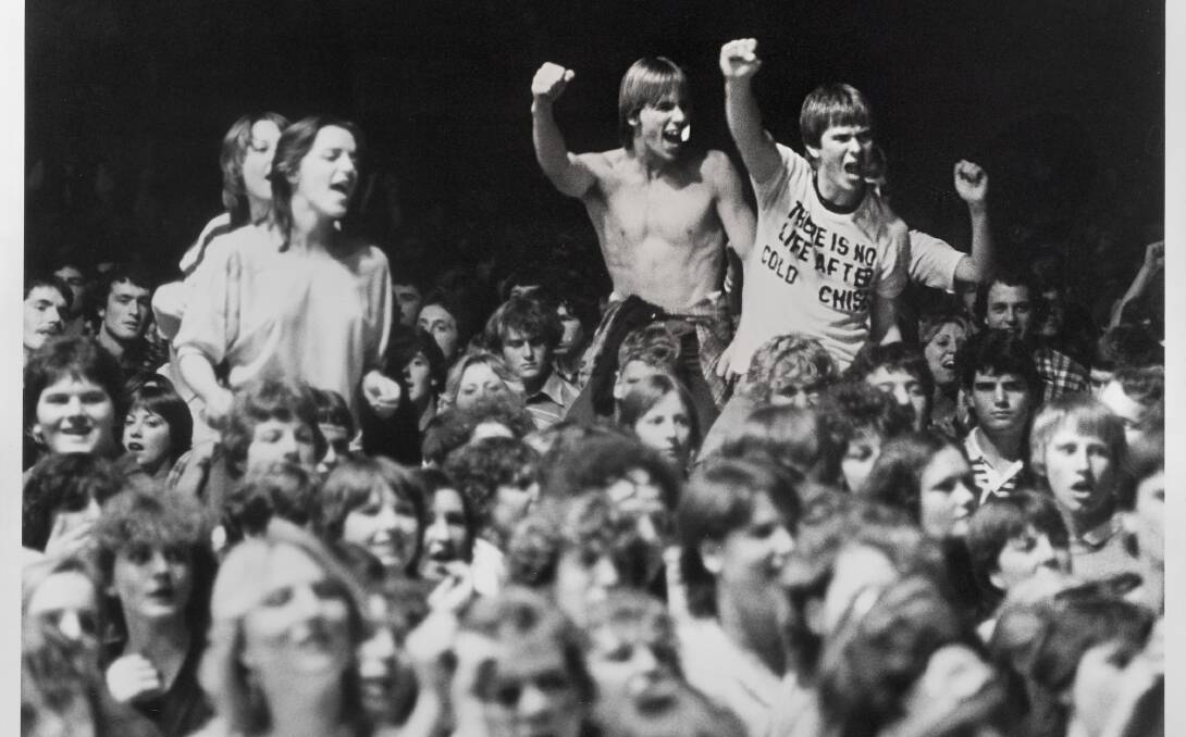 Cold Chisel fans at The Last Stand concert in 1983. Picture supplied 