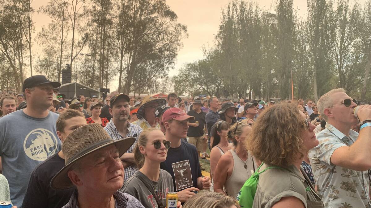 Cold Chisel last played in Canberra in January, 2020 when smoke from nearby bushfires choked the city. Picture by The Canberra Times 