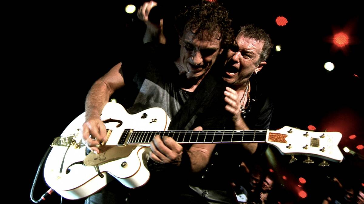 Cold Chisel legends Ian Moss and Jimmy Barnes. Picture supplied 