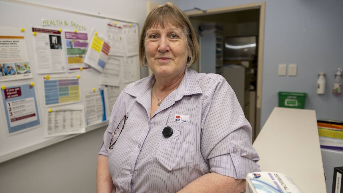 Sue is known as "face of maternity" at Queanbeyan Hospital. Picture by Gary Ramage
