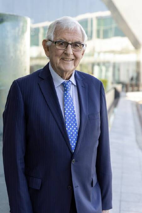 Canberra businessman Terry Snow, 80, in a recent photography by his wife Ginnette Snow. Picture supplied 