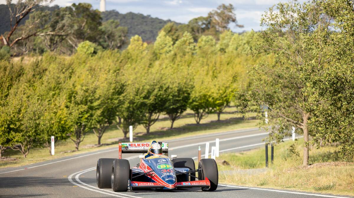 The Festival of Speed cars checked out the arboretum roads, including this F1 Lola. Picture by Photox