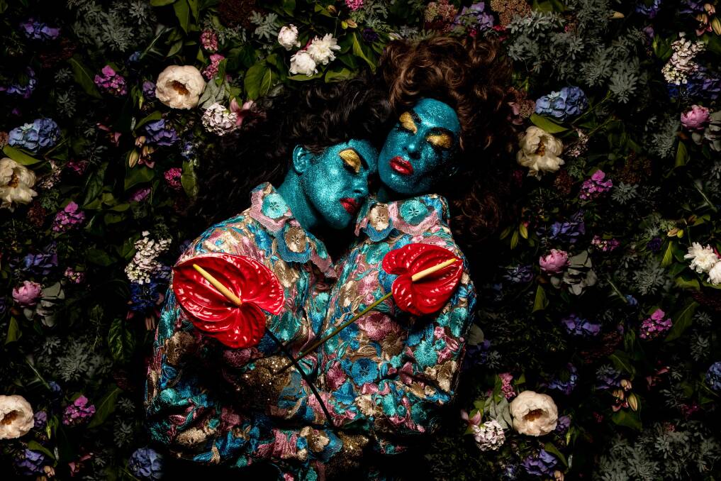  Where Have All The Flowers Gone, 2021 by The Huxleys is a finalist in the National Photographic Portrait Prize 2022 at the National Portrait Gallery.