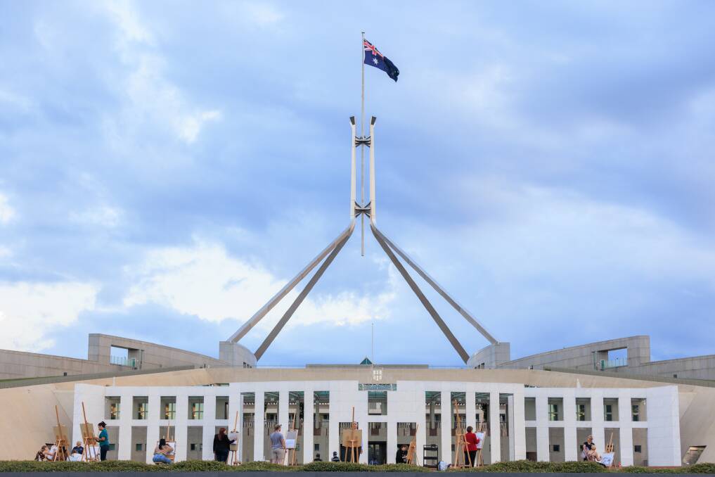 Eggpicnic will be hosting two art workshops outside Parliament House at dusk. Picture supplied 