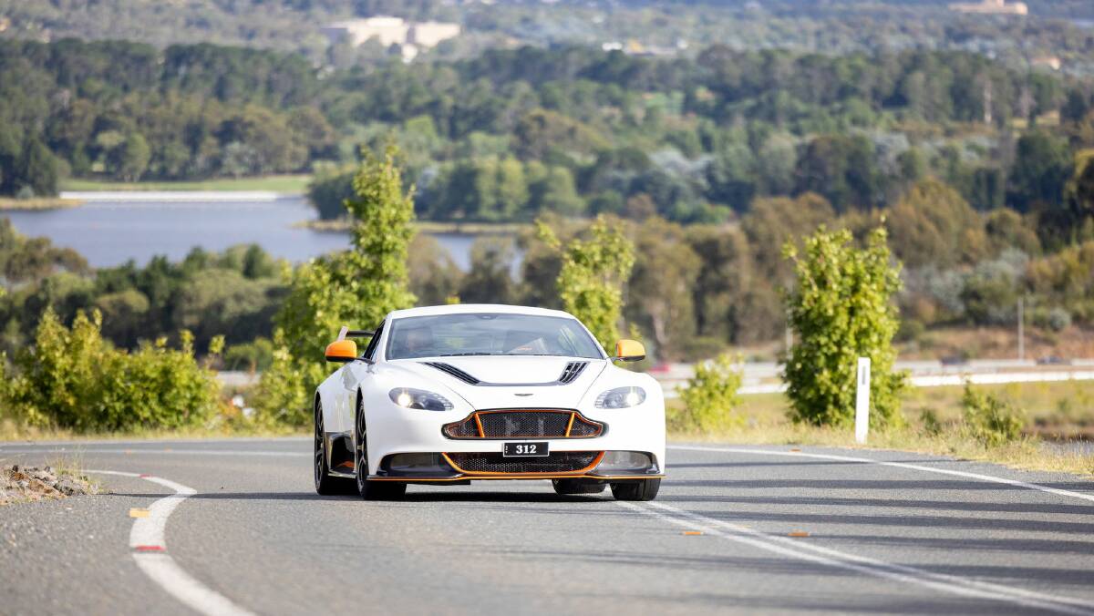 The cars toured Canberra's roads but will be based at Throughbred Park this weekend. Picture by Photox