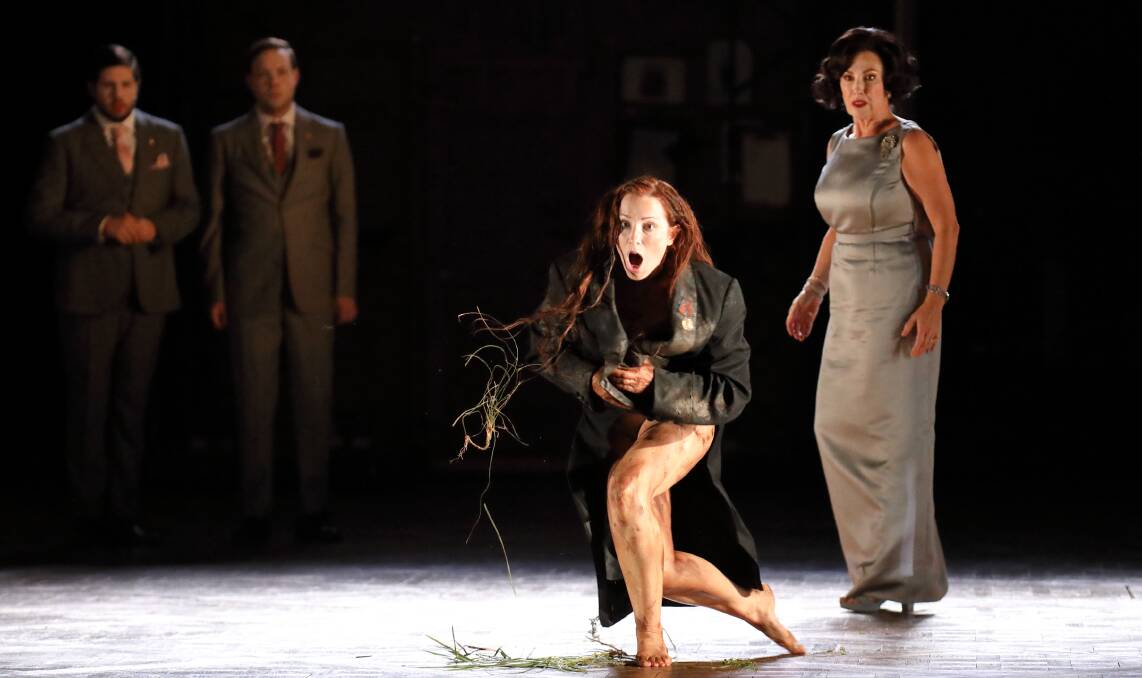 Lorina Gore says the role of Ophelia is extremely physical and she trained for it by singing while running on her treadmill. Picture by Tony Lewis