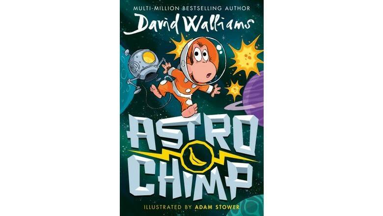 Walliams' lastest children's book, Astro Chimp, is a graphic novel. Picture supplied 