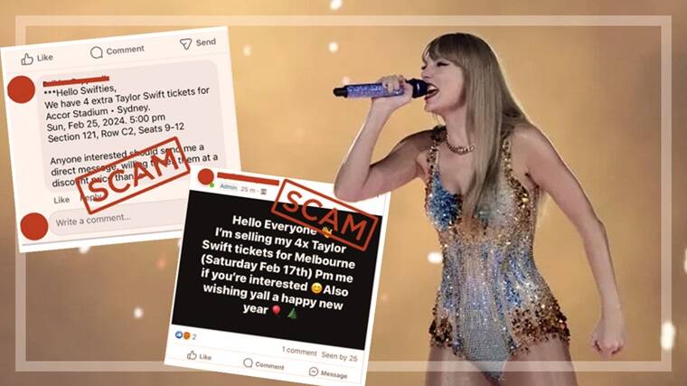 Choice and the ACCC are warning Taylor Swift fans not to fall for social media scams. Picture Choice 