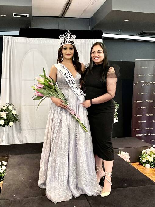 Alisha's mum Reena was there to watch her win the competition in Melbourne last weekend. Picture supplied