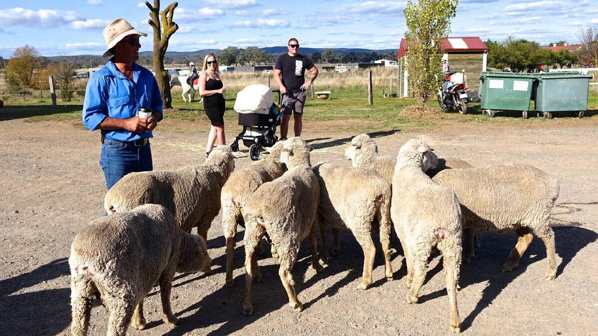 Paul Keir hosted the Majura Valley Bush Festival in 2017 on his property. The festival was attended by thousands of people and showed the public appetite for farm tourism on the doorstep of the national capital. Picture by The Canberra Times