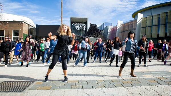 Canberra's biggest Nutbush flash mob is back, with very special guests