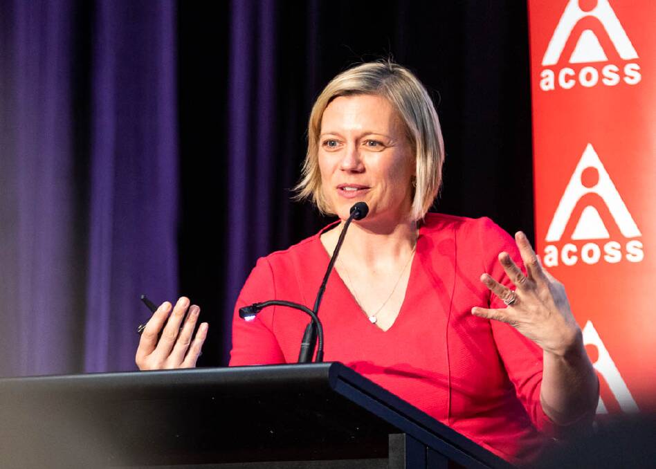 Abigail Scott Paul at the Australian Council of Social Service national conference this week. Picture: Supplied.