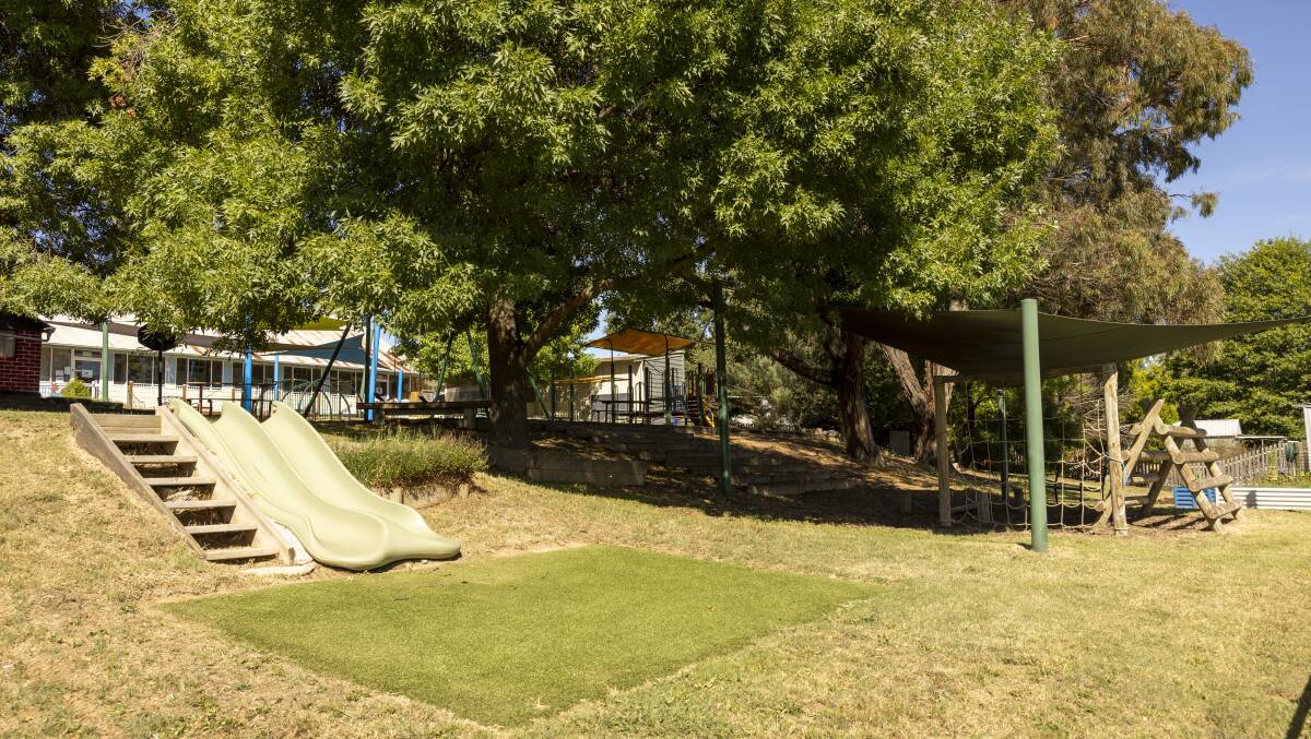 The playground at Bungendore Preschool. Picture Keegan Carroll