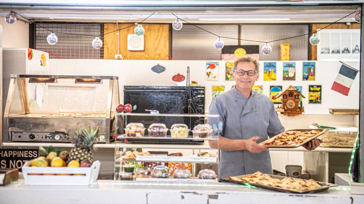 Xavier Bolla manages La Cantine at Telopea Park School. Picture by Karleen Minney