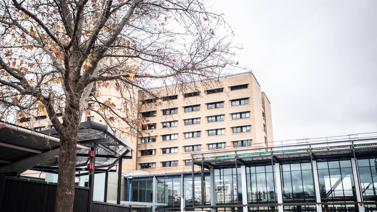 The upcoming 2023-24 ACT budget will include $122 million in funding for staff and resources for the new critical services building at Canberra Hospital. Picture by Karleen Minney