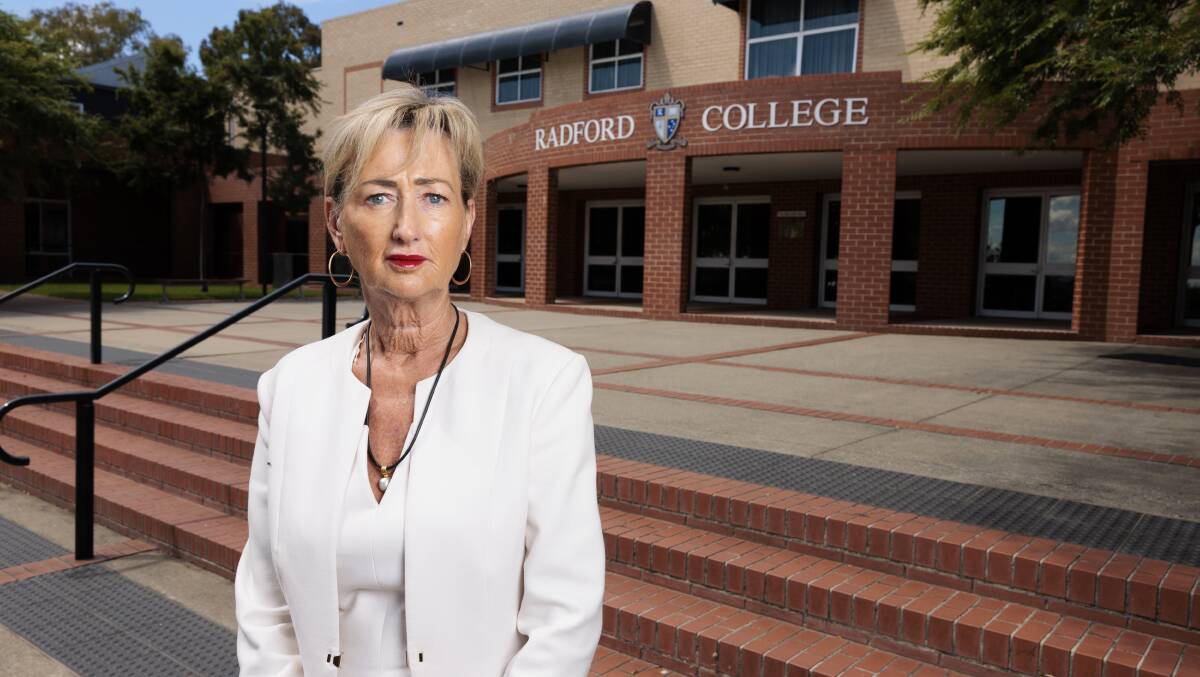 Fiona Godfrey has resigned as principal of Radford College citing health issues. Picture by Keegan Carroll