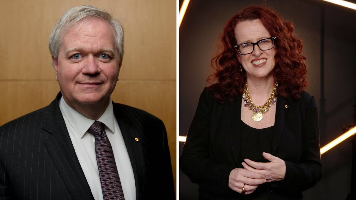 Professor Brian Schmidt will step down as ANU vice-chancellor at the end of this year. Distinguished Professor Genevieve Bell has been announced as his successor. Pictures supplied