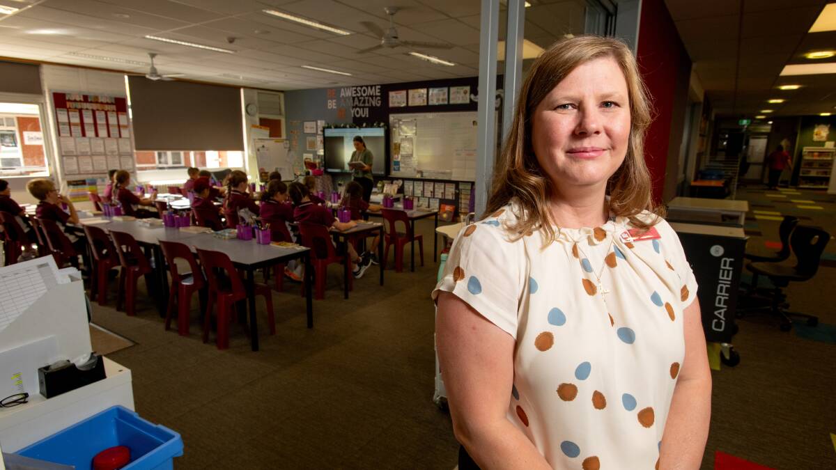 St Monica's Primary School principal Lisa Harris said the school changed to a more traditional classroom layout in 2021. Picture by Elesa Kurtz