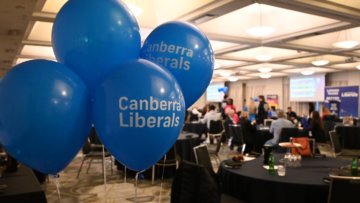 The Canberra Liberals will meet on Wednesday to determine who will be the party's president. Picture by Elesa Kurtz