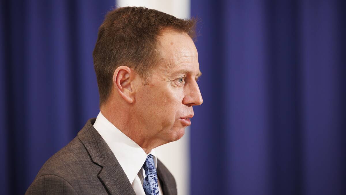 Attorney-General Shane Rattenbury, who described allegations about matters in the Office of the Director of Public Prosecutions as 'very serious'. Picture by Keegan Carroll