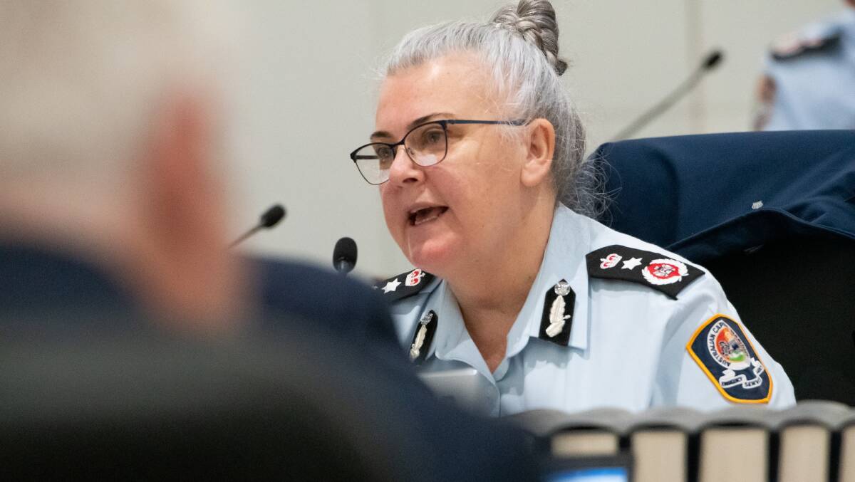 Emergency Services Agency commissioner Georgeina Whelan, who is expected to resign, faced questions at ACT budget estimates on Tuesday. Picture by Elesa Kurtz