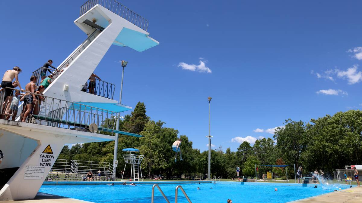 The Civic pool could be relocated to Commonwealth Park, under a plan floated by the ACT government. Picture by James Croucher