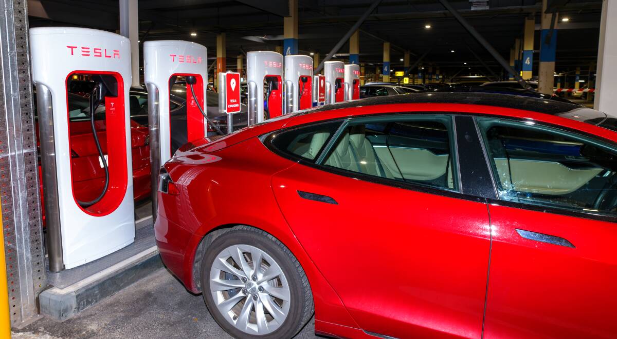 The government should consider calling on Tesla to build a non-Tesla vehicle supercharger site in Canberra, an inquiry found. Picture by Sitthixay Ditthavong