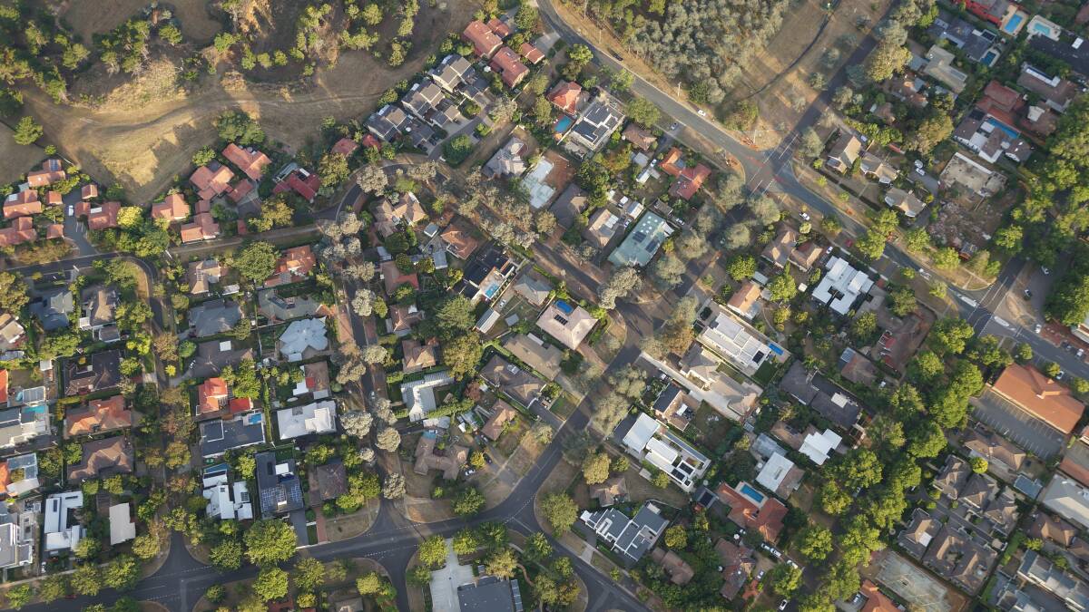 Planning system changes will make it easier to build dual occupancies on larger suburban housing blocks in Canberra. Picture by Megan Dingwall