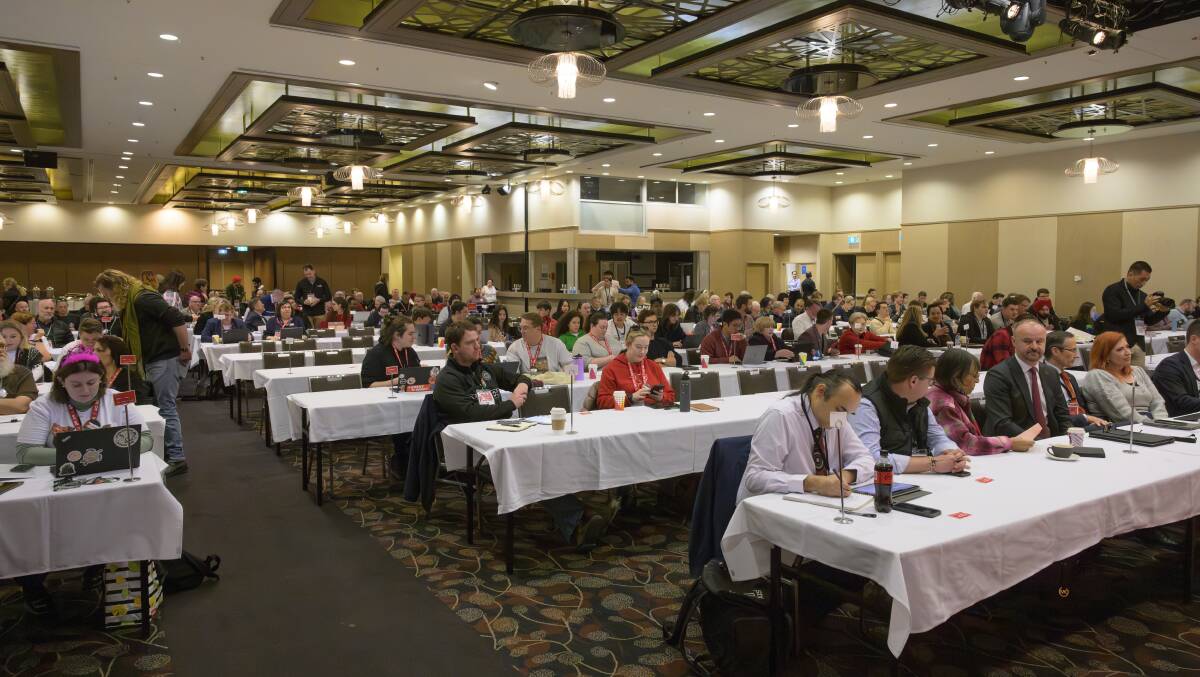 ACT Labor's annual party conference met at the Southern Cross Club on Saturday. Picture by Keegan Carroll