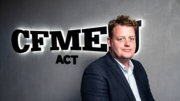 CFMEU ACT branch secretary Zach Smith, whose union has called for greater powers to oversee ACT government procurements. Picture by Elesa Kurtz