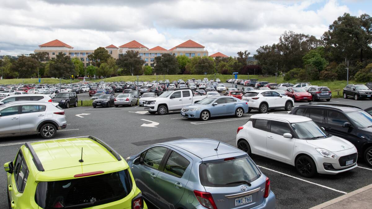 Car parking maximums should form part of an overhauled set of planning rules, consultants told the ACT government. Picture by Elesa Kurtz