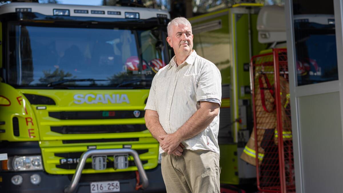 Michael Cochrane, who is among a group of firefighters suing the ACT government over denied leave entitlements. Picture by Gary Ramage