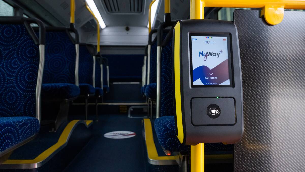 Fares on public transport in Canberra will rise in January 2025, after the introduction of MyWay+. Picture by Karleen Minney