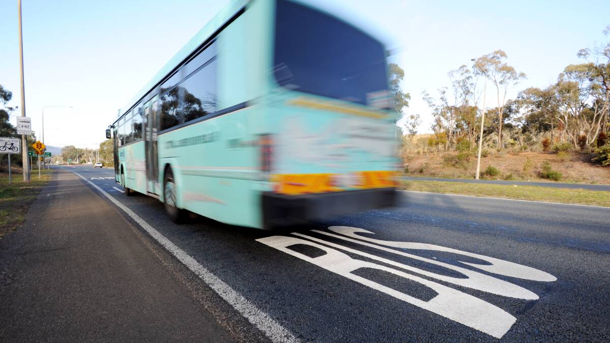 Could the government be forced to act on improved bus priority connections between Belconnen and the city? Picture by Holly Treadaway