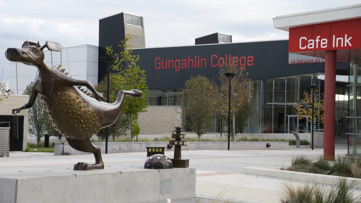 Gungahlin College, where student enrolments are expected to grow by 28.2 per cent over the next five years. Picture by Elesa Kurtz