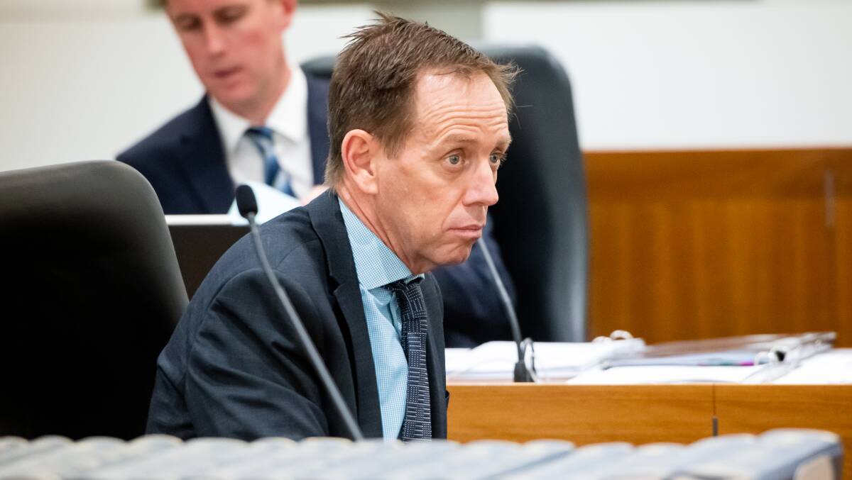 Attorney-General Shane Rattenbury, pictured in the Legislative Assembly in February. Picture by Elesa Kurtz