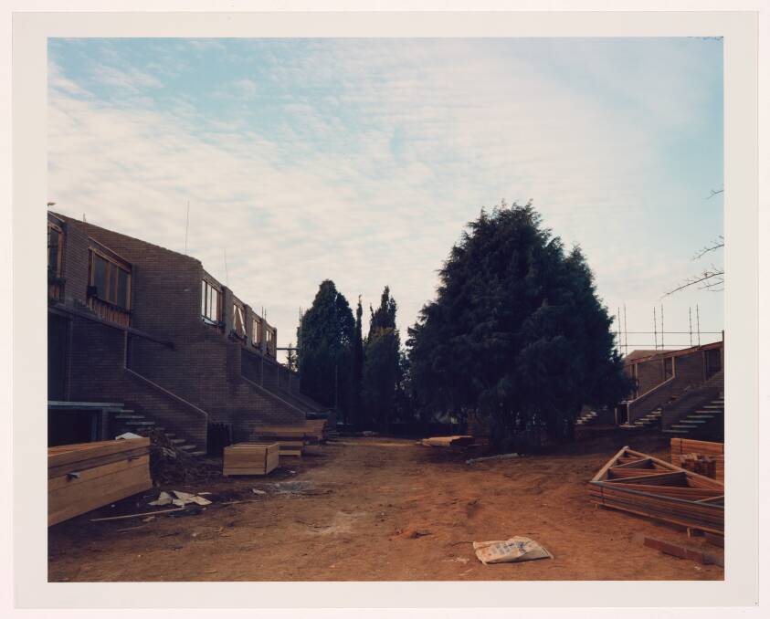 Canberra suite #1 (Houses under construction), c. 1980 prtd c. 1984, Type C colour photograph, 37.2 h cm, 46 w cm, National Gallery of Australia, Kamberri/Canberra, gift of the artist 1987. Picture National Gallery of Australia