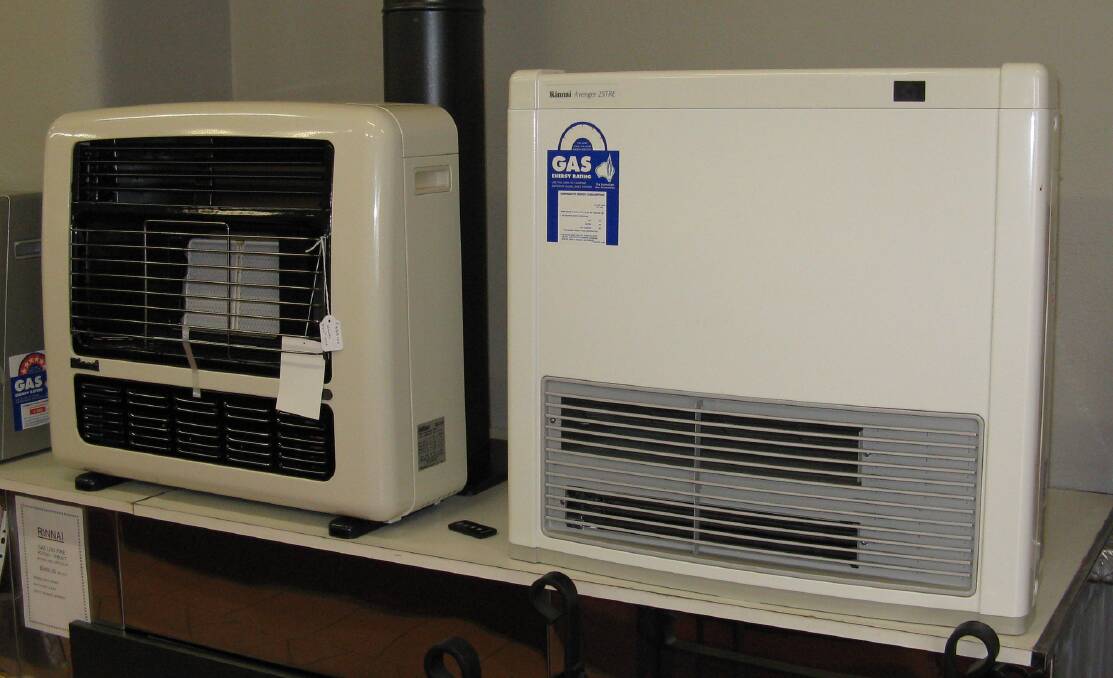The ACT wants households to move away from gas heating. Picture supplied