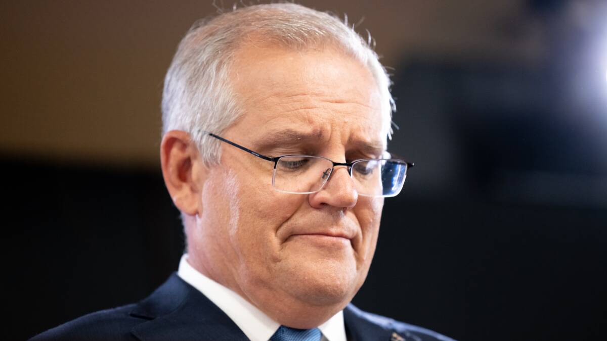 Scott Morrison, who controversially announced a boat interception on election day. Picture by Sitthixay Ditthavong