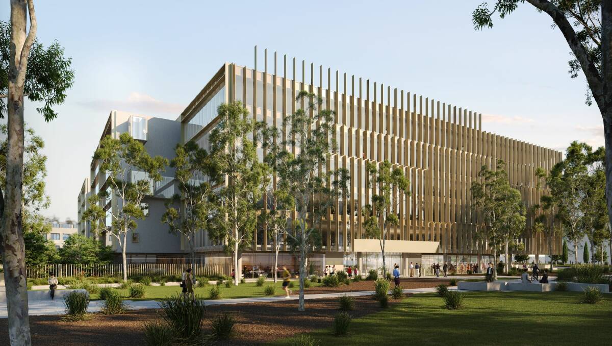 Artist's impressions of the planned new ATO building at Sydney Avenue, Barton. Picture supplied