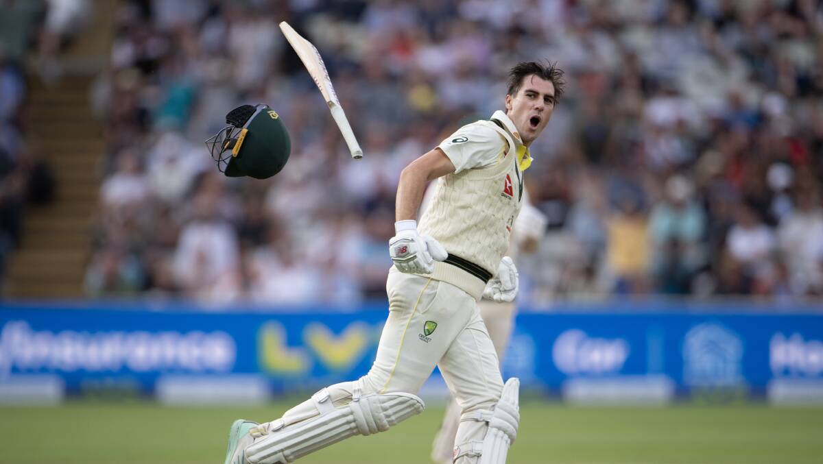 Pat Cummins guided Australia to a stirring Ashes win in the series opener. Picture Getty