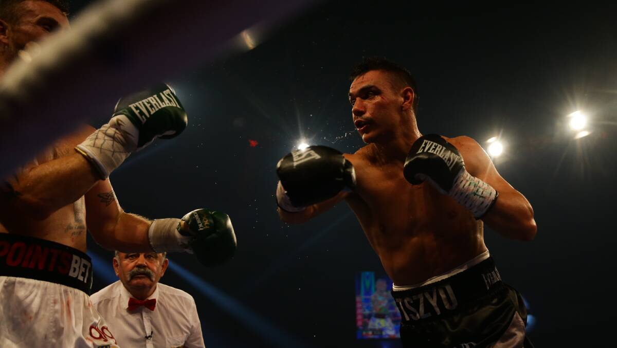 Tim Tszyu is chasing boxing history on the Gold Coast this weekend. Picture by Jonathan Carroll