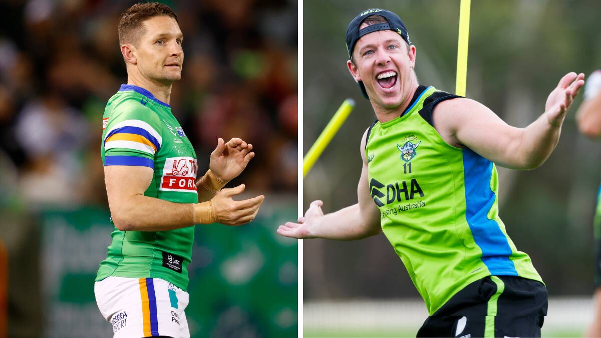 Former Canberra Raiders duo Jarrod Croker and Sam Williams are duelling on the airwaves. Picture by Elesa Kurtz