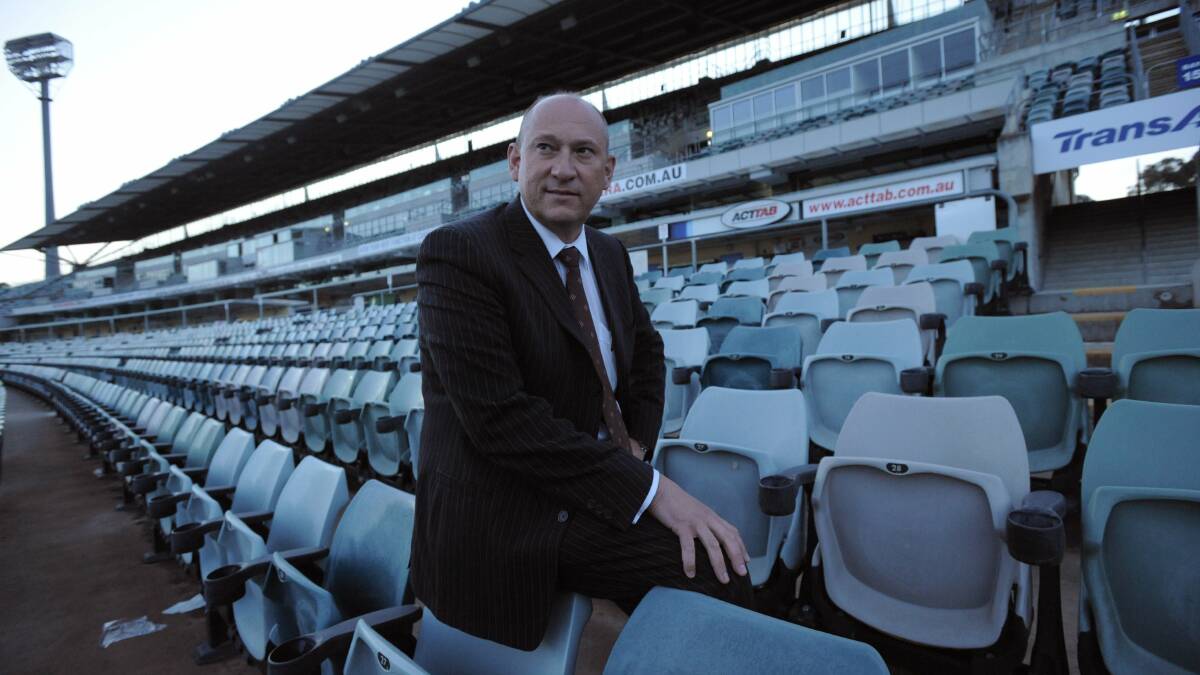 Ivan Slavich says something has to be done about Canberra Stadium. Picture by Graham Tidy