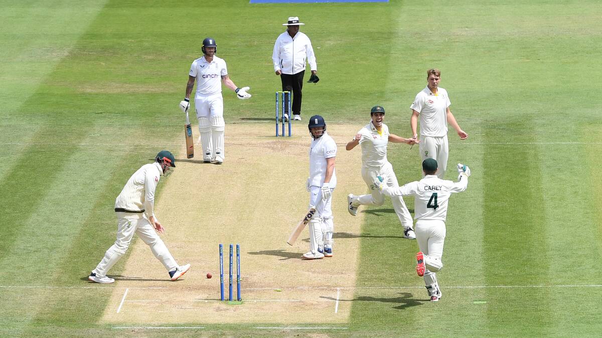 Alex Carey's stumping of Jonny Bairstow caused major drama. Picture Getty Images