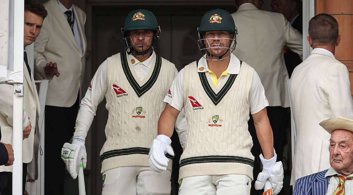 Usman Khawaja and David Warner are chasing history. Picture Getty Images