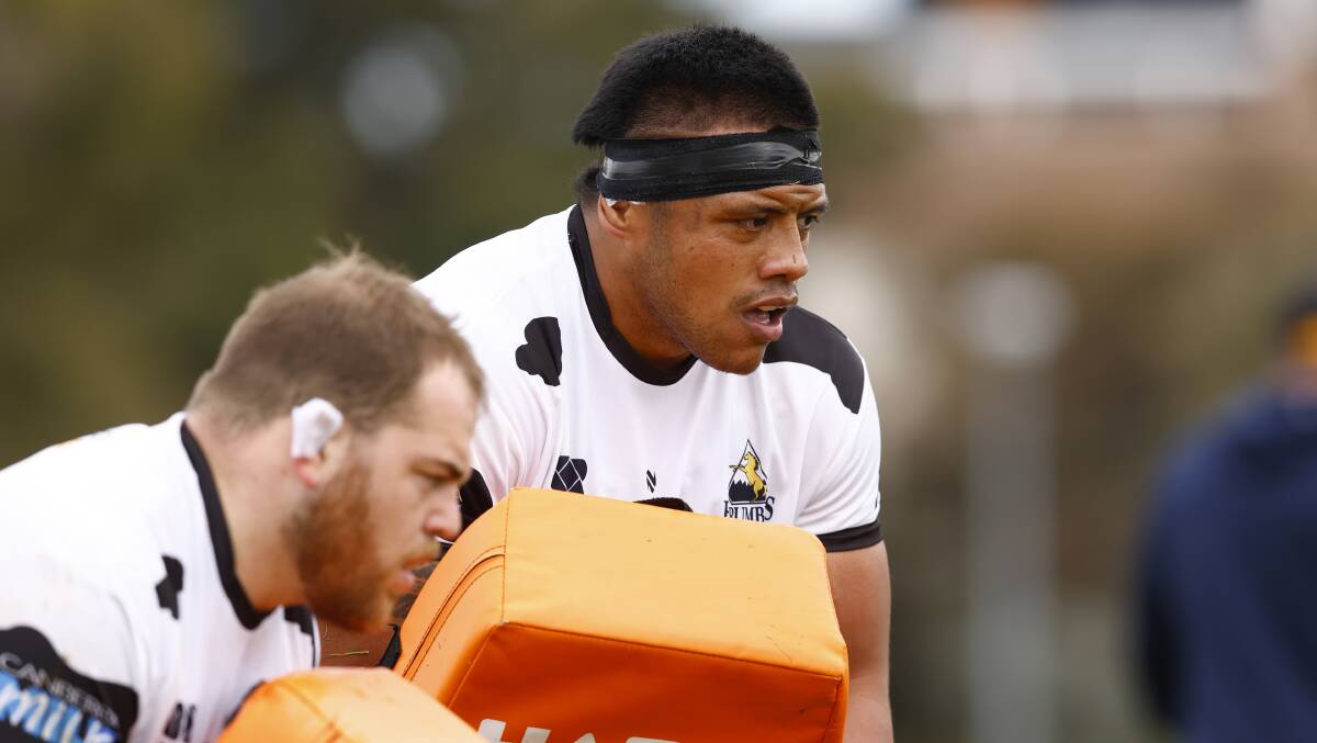 Brumbies captain Allan Alaalatoa is confident the club can fire in the finals. Picture by Keegan Carroll