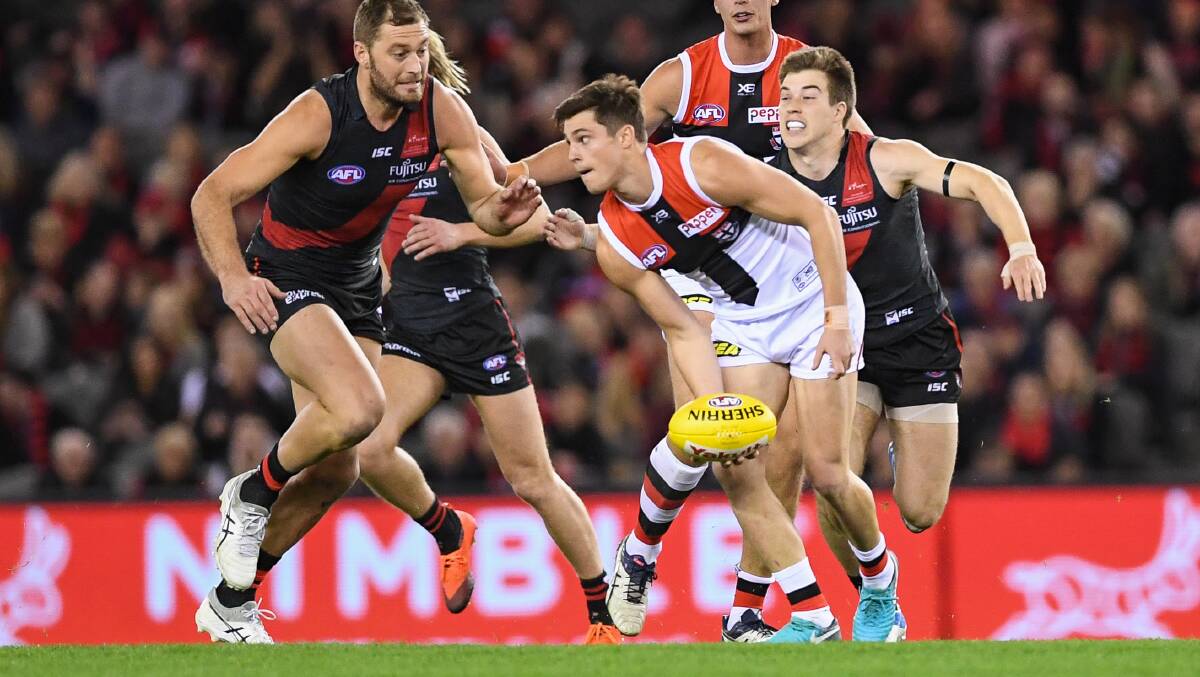Jack Steele's Saints are marching into an elimination final. Picture by Morgan Hancock