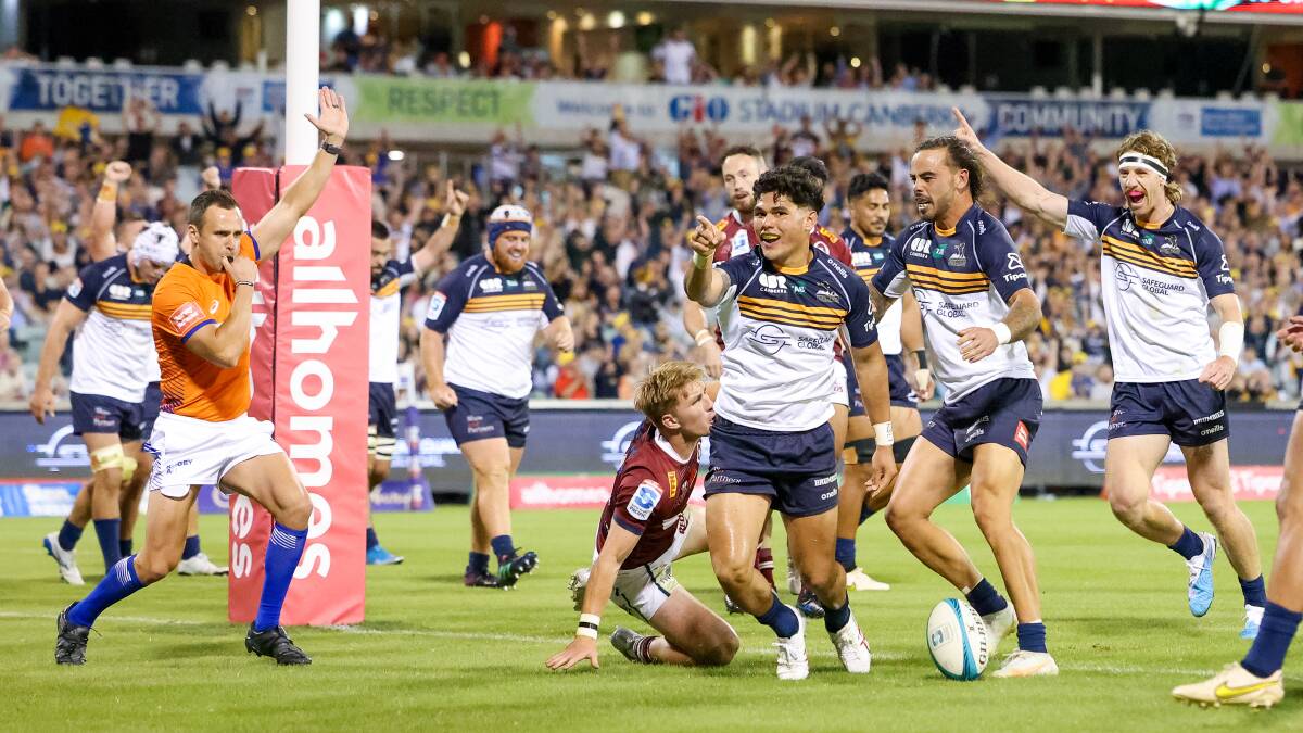Noah Lolesio is confident the Brumbies can get better. Picture by Sitthixay Ditthavong